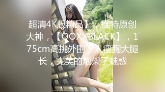 超清4K版精品】，推特原创大神，【OOXXBLACK】，175cm高挑外围，人瘦胸大腿长，完美的炮架子魅惑