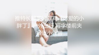 推特长腿美乳萝莉『可爱的小胖丁』户外出行 写字楼前夹振蛋小怪兽