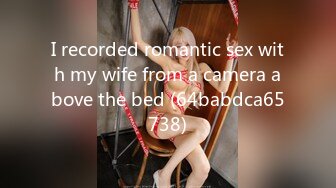 I recorded romantic sex with my wife from a camera above the bed (64babdca65738)